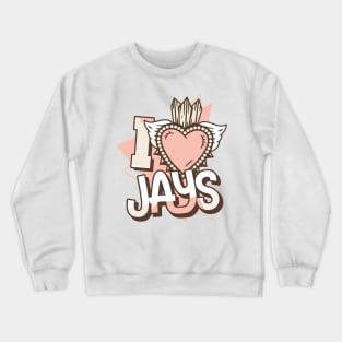 Love Jays Mocha Neapolitan Crewneck Sweatshirt